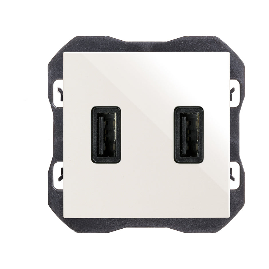 Cargador USB doble A+A 3,1A Smartcharge Cargador USB doble A+A 3,1A Smartcharge
